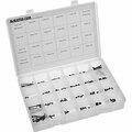 Bsc Preferred Set Screw Assortment Inch Sizes 336 Pieces Black-Oxide Alloy Steel 98581A130